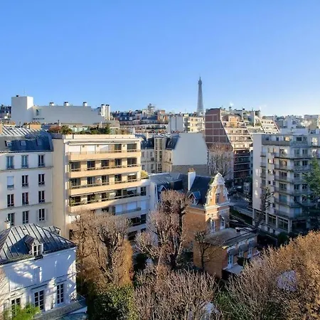 Апартаменты Super Cosy Avec Vue Sur Tour Eiffel